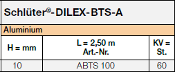 <a data-cke-saved-name='bts' name='bts'></a>Schlüter®-DILEX-BTS