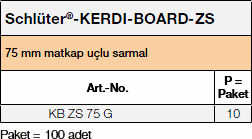 Schlüter-KERDI-BOARD-ZS 75