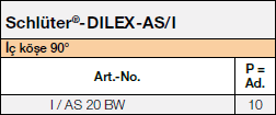 Schlüter-DILEX-AS/I