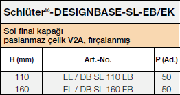 Schlüter®-DESIGNBASE-SL-EB/EK