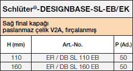 Schlüter®-DESIGNBASE-SL-EB/EK