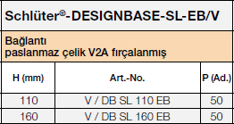 Schlüter®-DESIGNBASE-SL-EB/V