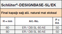 Schlüter®-DESIGNBASE-SL/EK