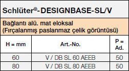 Schlüter®-DESIGNBASE-SL/V aeeb