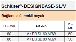 Schlüter®-DESIGNBASE-SL/V ac