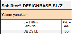 Schlüter®-DESIGNBASE-SL/Z