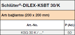 Schlüter®-DILEX-KSBT 30/K